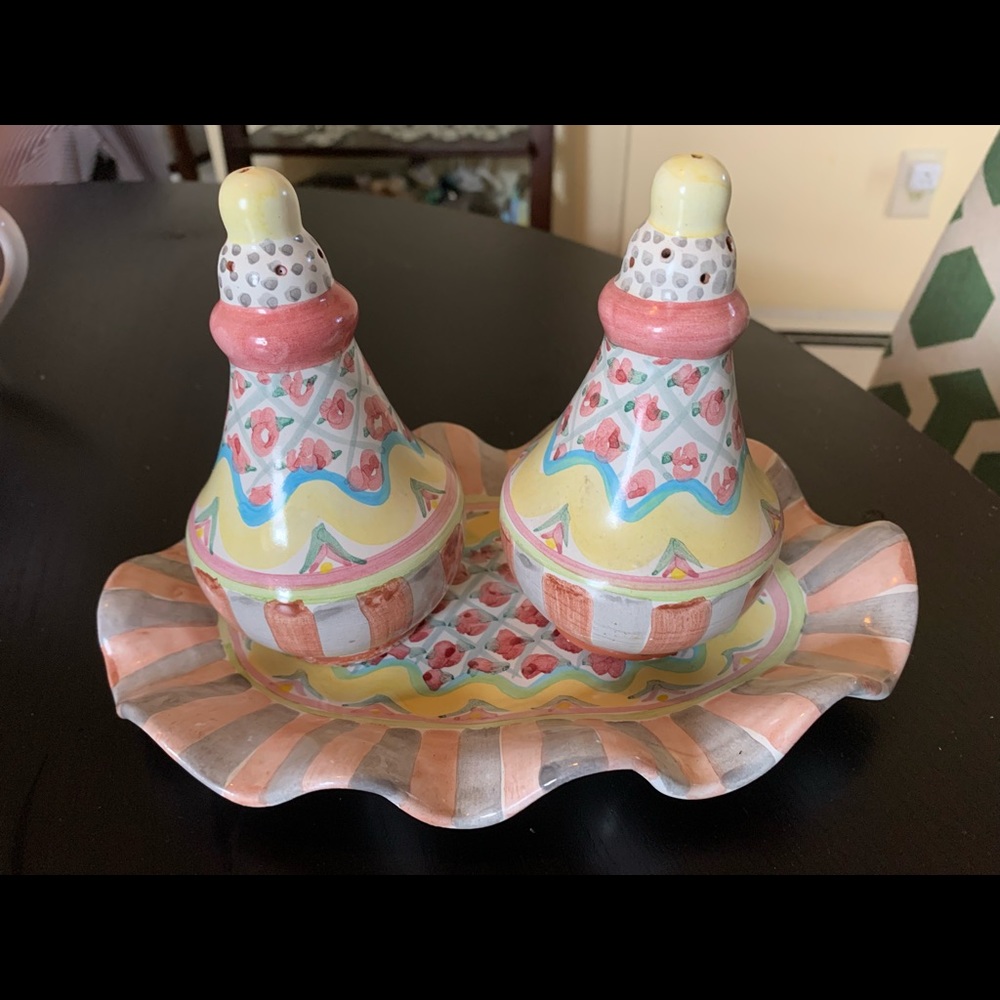 Mackenzie Child's salt and pepper